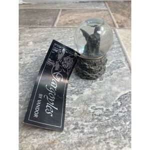 Vandor Gargoyles 1995 Vintage Miniature Globe Figurine Guarding Possessions
